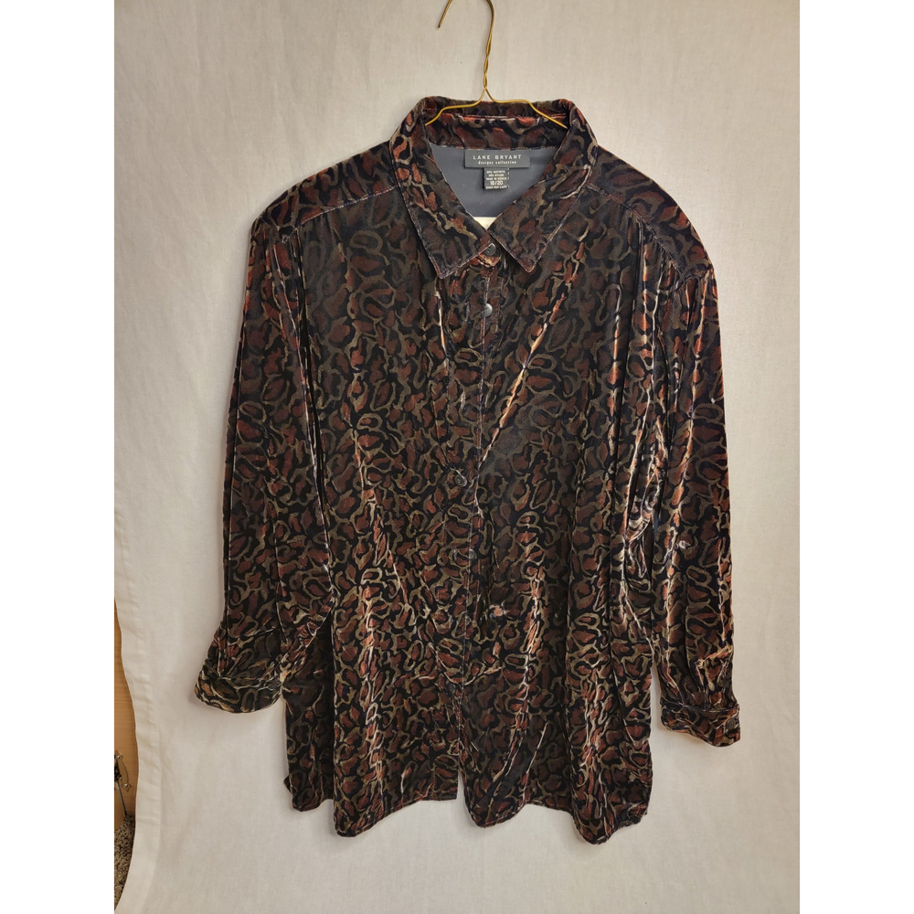 Lane Bryant Cheetah Shirt 18/20